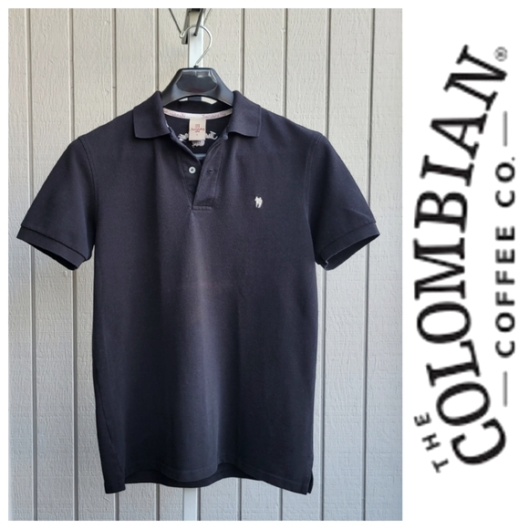 Juan Valdez Cafe Embroidered Polo •flaw• Men's Small Black - Picture 1 of 14